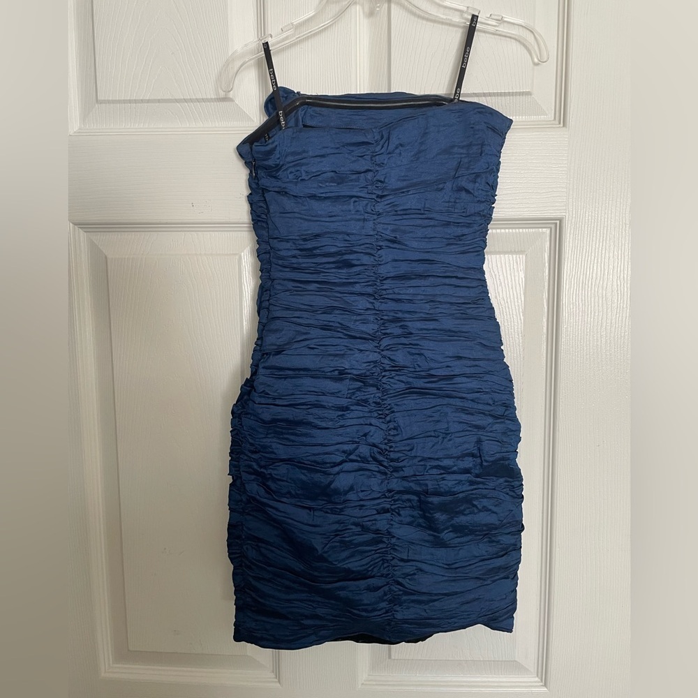 bebe Blue Mini Dress size XXS Feminine Chic and Classic - Picture 5 of 7